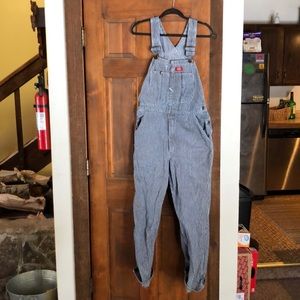 Vintage Dickies striped overalls